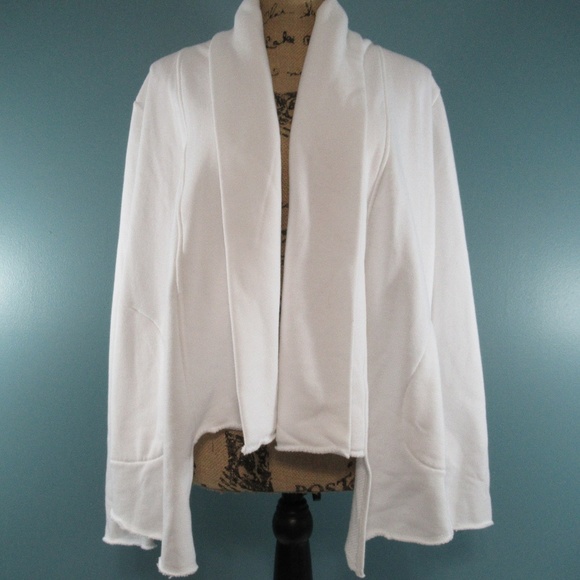 Athleta Tops - Athleta French Terry White Tranquility Wrap